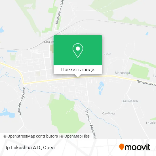 Карта Ip Lukashoa A.D.