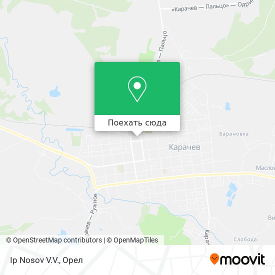 Карта Ip Nosov V.V.