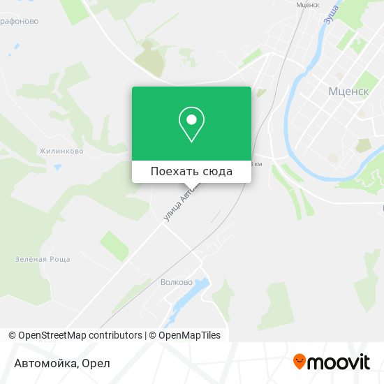 Карта Автомойка