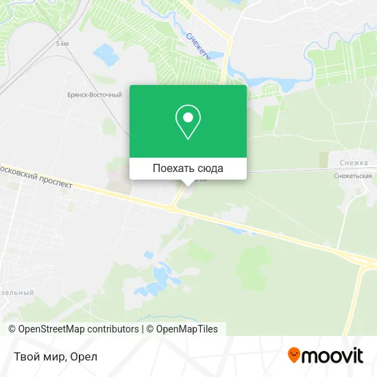 Карта Твой мир