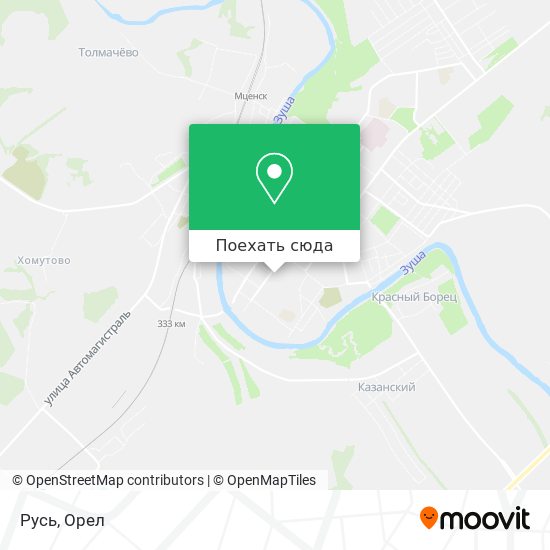Карта Русь