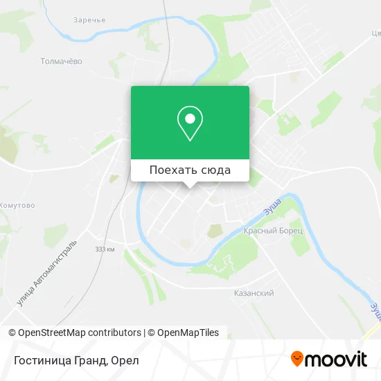 Карта Гостиница Гранд