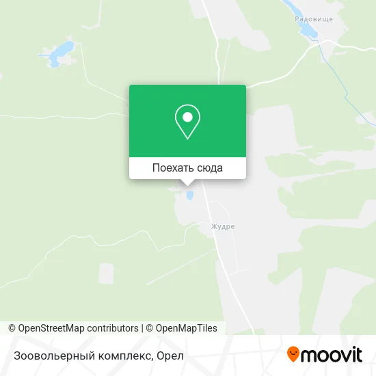 Карта Зоовольерный комплекс