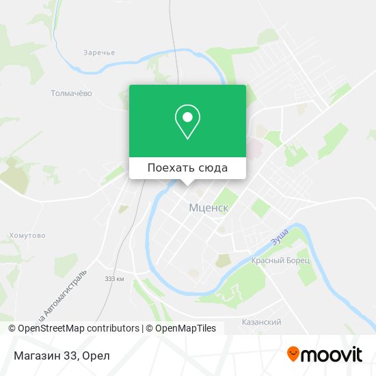 Карта Магазин 33