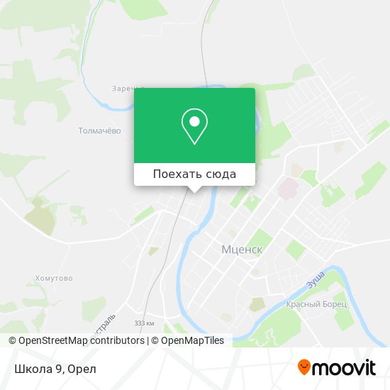 Карта Школа 9