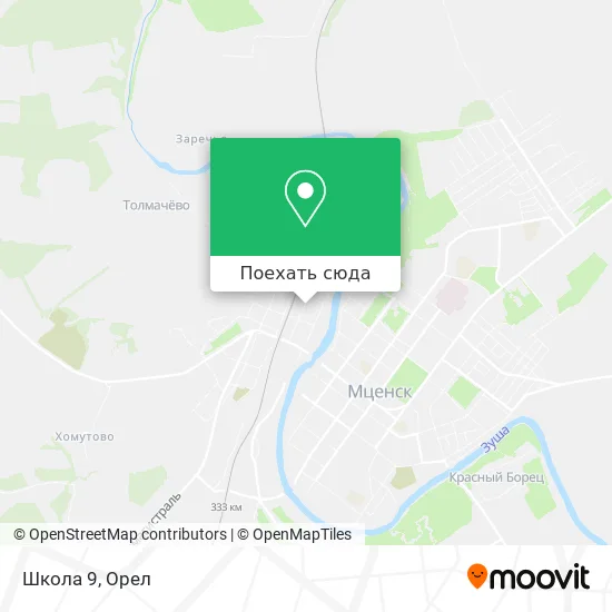 Карта Школа 9