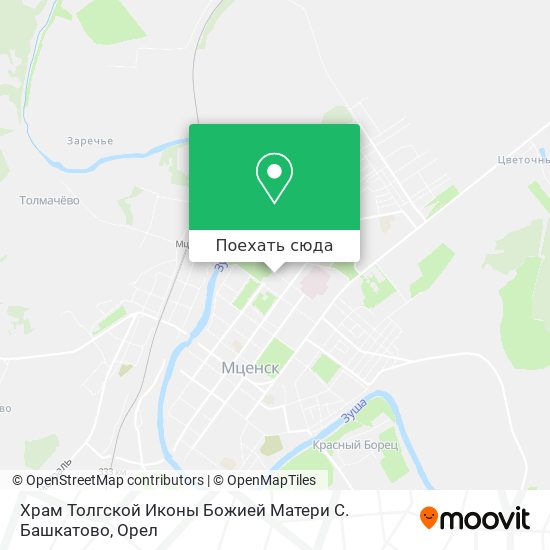 Карта Храм Толгской Иконы Божией Матери С. Башкатово