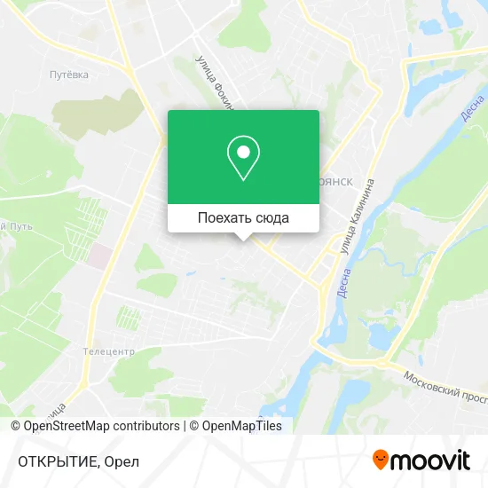 Карта ОТКРЫТИЕ