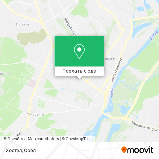 Карта Хостел