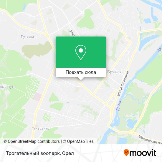 Карта Трогательный зоопарк