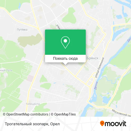 Карта Трогательный зоопарк