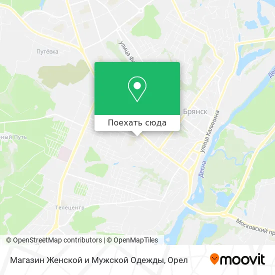 Карта Магазин Женской и Мужской Одежды