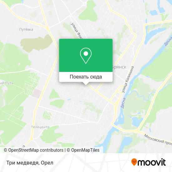 Карта Три медведя