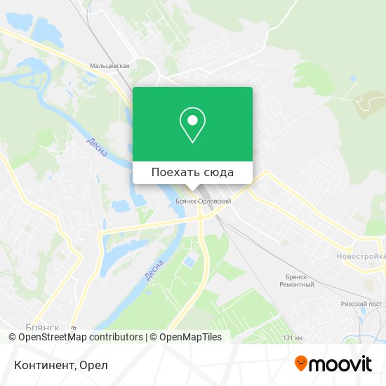 Карта Континент