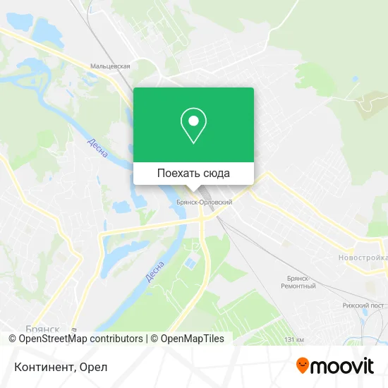 Карта Континент