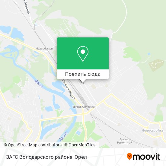 Карта ЗАГС Володарского района