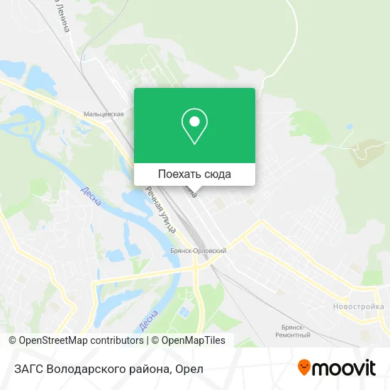 Карта ЗАГС Володарского района