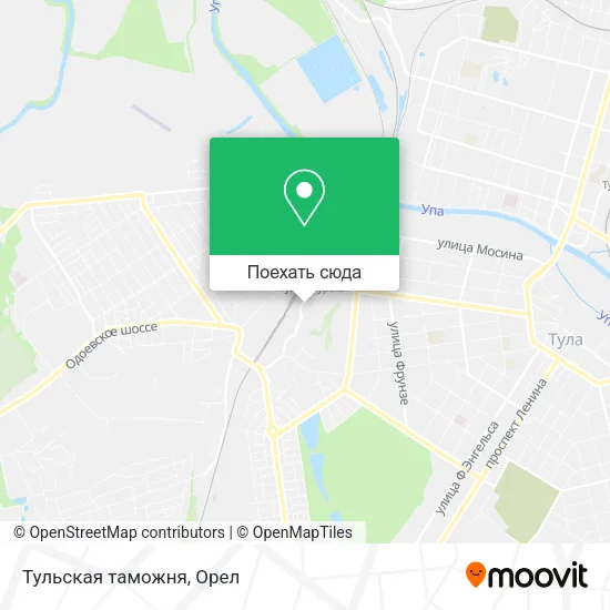Карта Тульская таможня