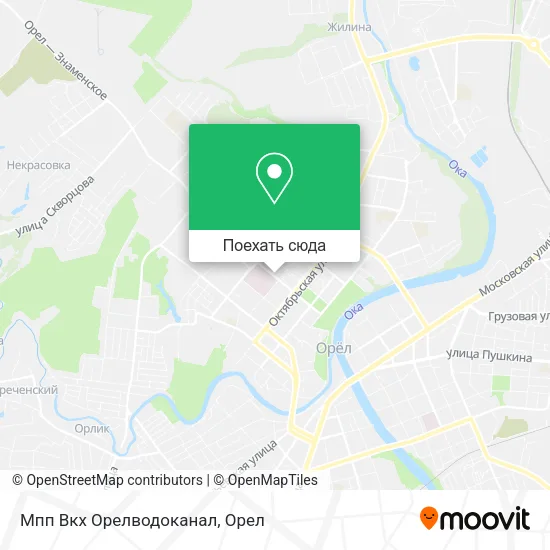 Карта Мпп Вкх Орелводоканал