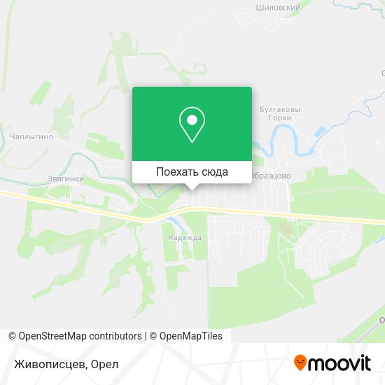 Карта Живописцев
