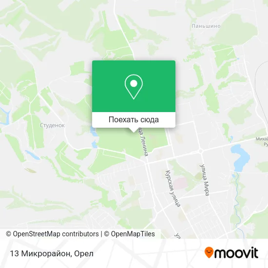 Карта 13 Микрорайон