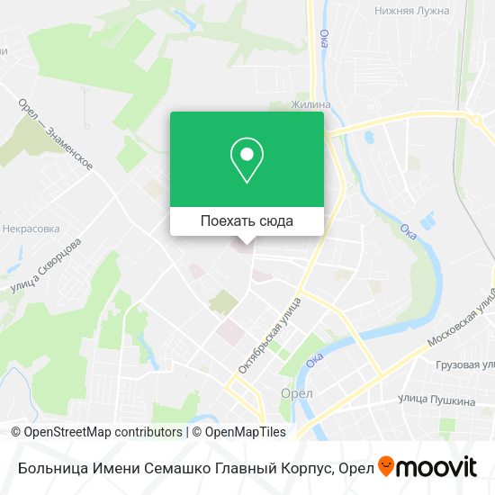 Карта Больница Имени Семашко Главный Корпус