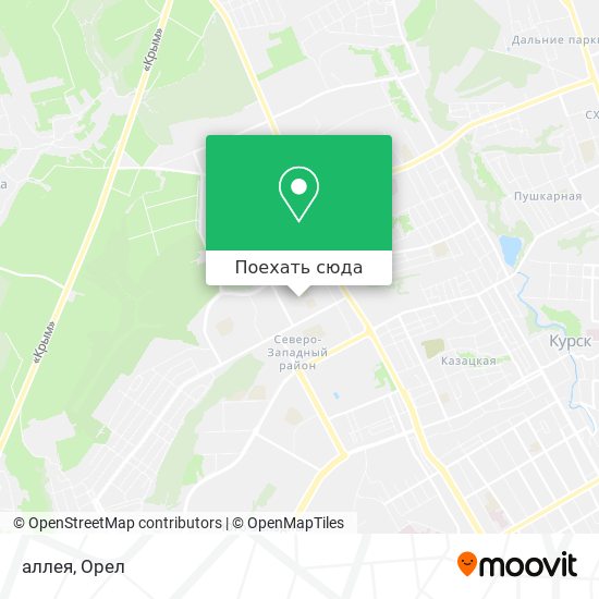 Карта аллея