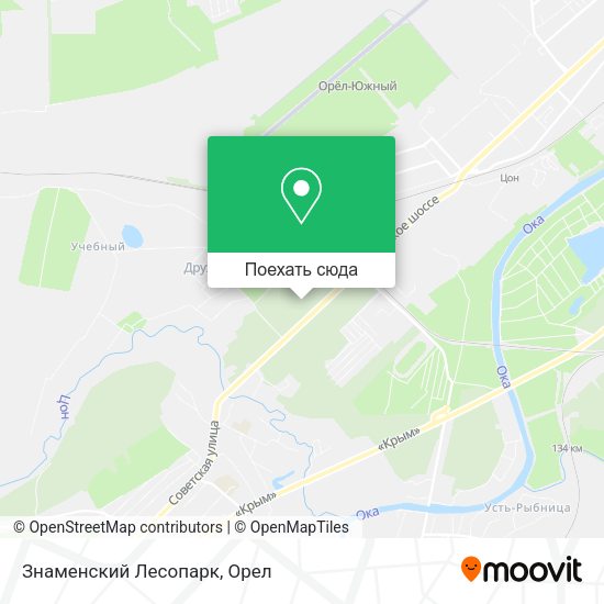 Карта Знаменский Лесопарк