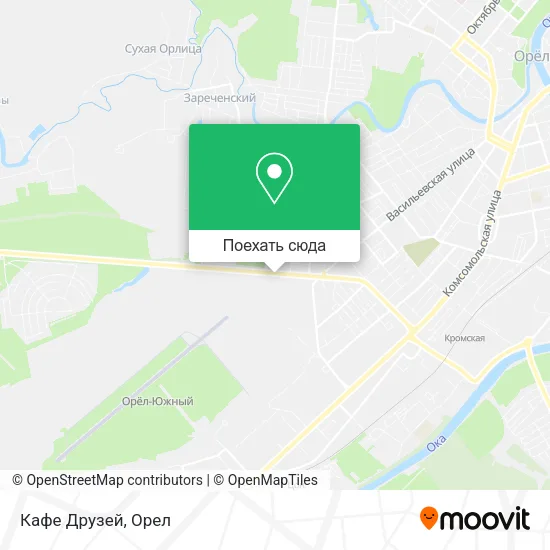 Карта Кафе Друзей