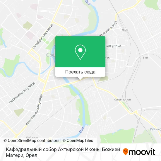 Карта Кафедральный собор Ахтырской Иконы Божией Матери