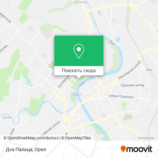 Карта Дva Пальца