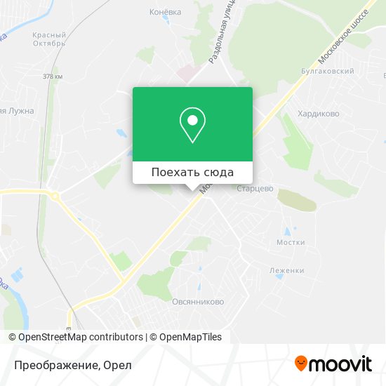 Карта Преображение