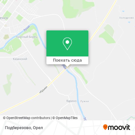 Карта Подберезово