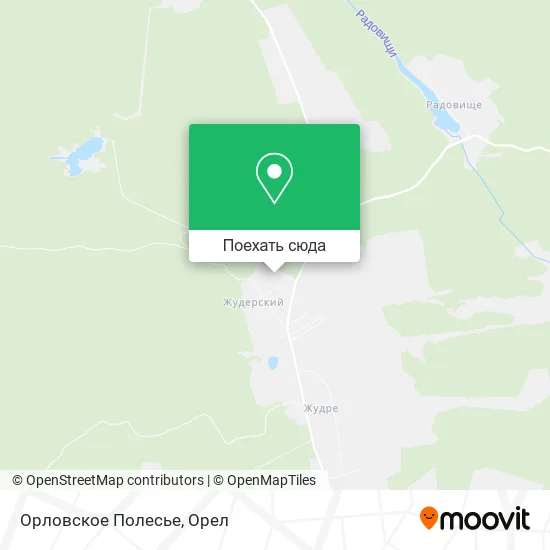 Карта Орловское Полесье