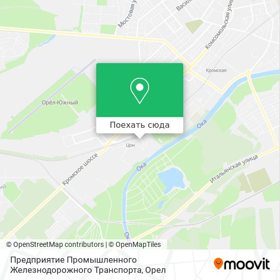 Карта Предприятие Промышленного Железнодорожного Транспорта