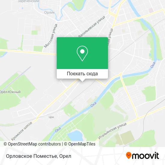 Карта Орловское Поместье