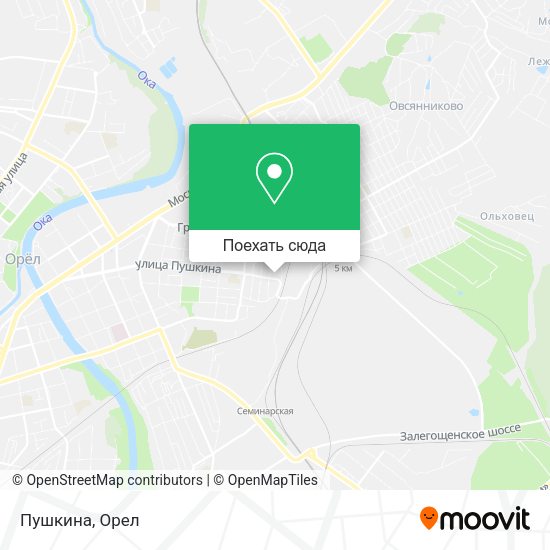 Карта Пушкина