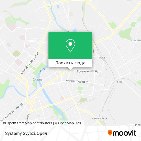 Карта Systemy Svyazi