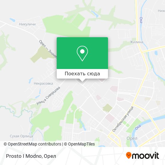 Карта Prosto I Modno