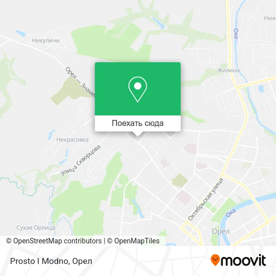 Карта Prosto I Modno