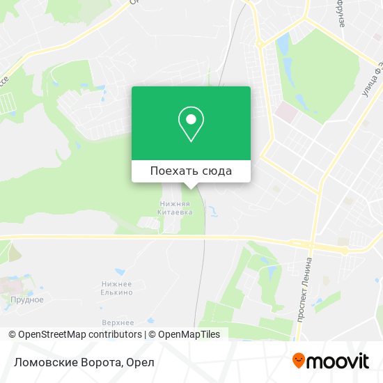 Карта Ломовские Ворота