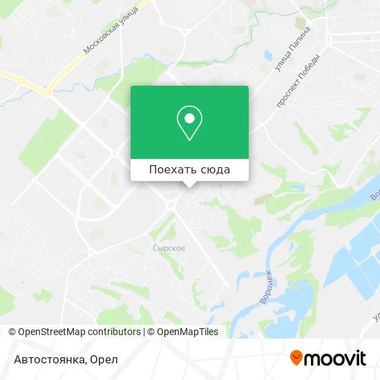 Карта Автостоянка