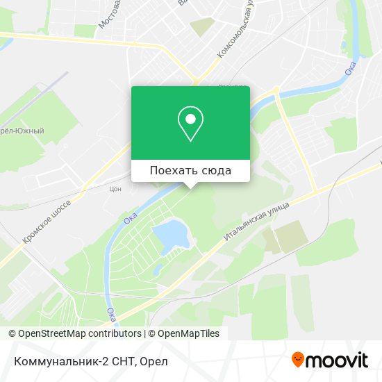 Карта Коммунальник-2 СНТ