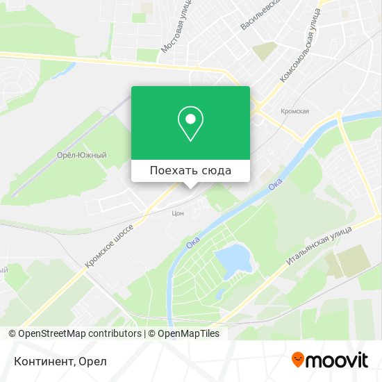 Карта Континент