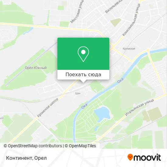 Карта Континент