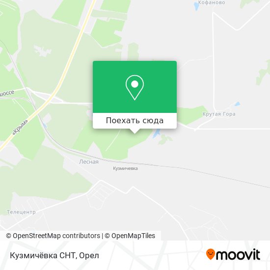 Карта Кузмичёвка СНТ