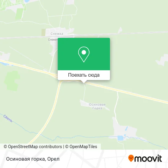 Карта Осиновая горка