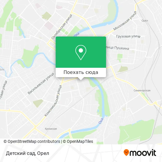 Карта Детский сад