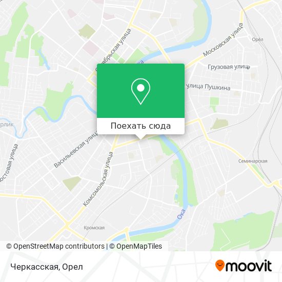 Карта Черкасская