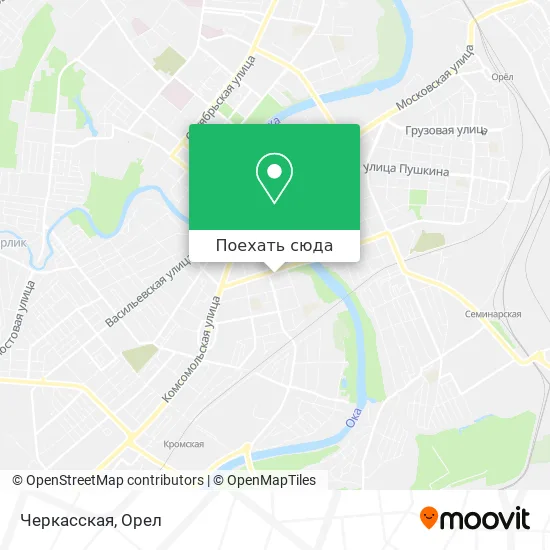 Карта Черкасская